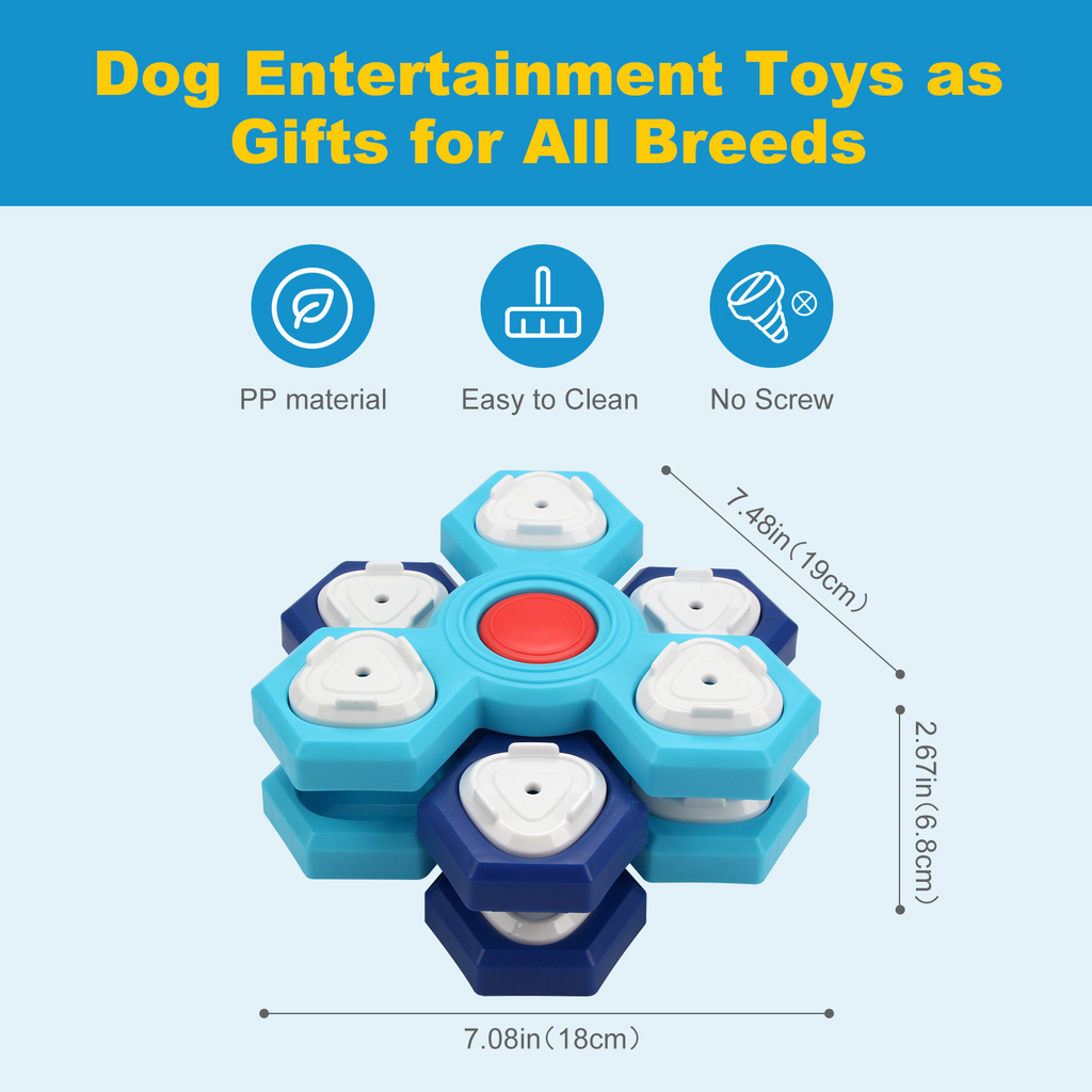 FurFresh Interactive Dog Treat Puzzle Toy
