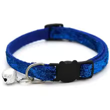 FurFresh Adjustable Colorful Cat Collar with Bell for Pets