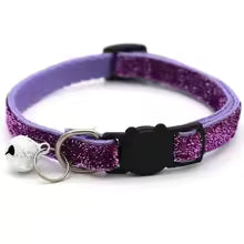 FurFresh Adjustable Colorful Cat Collar with Bell for Pets