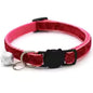 FurFresh Adjustable Colorful Cat Collar with Bell for Pets