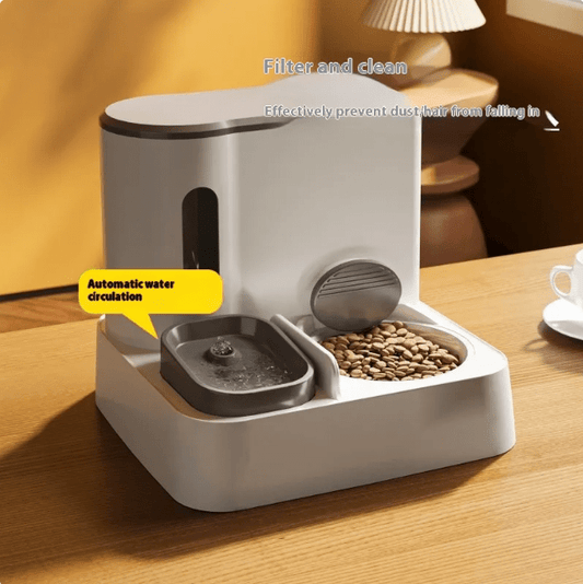 Automatic Cat Feeder & Water Dispenser with Dual Bowl Design - My Store