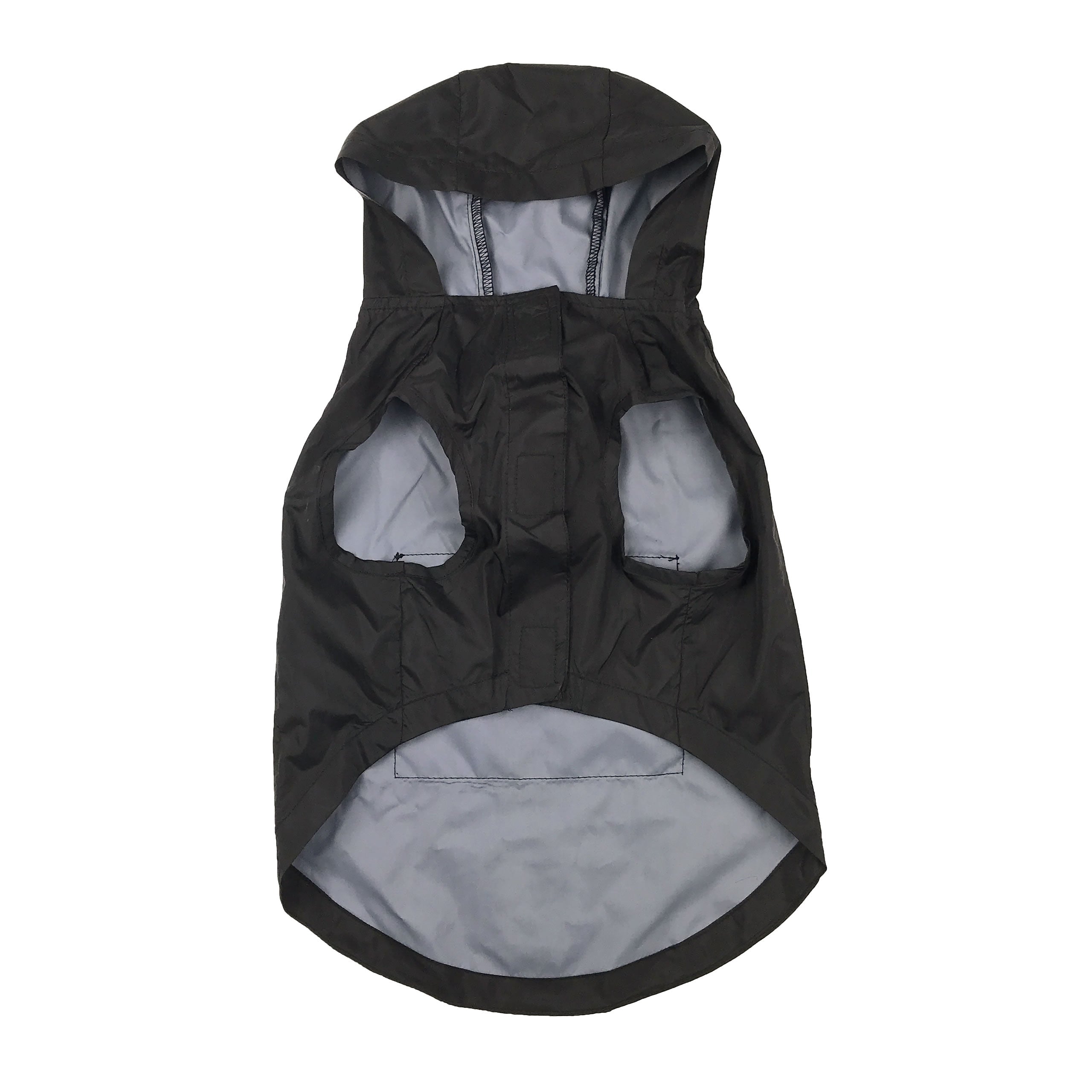 Black Packable Dog Raincoat - My Store