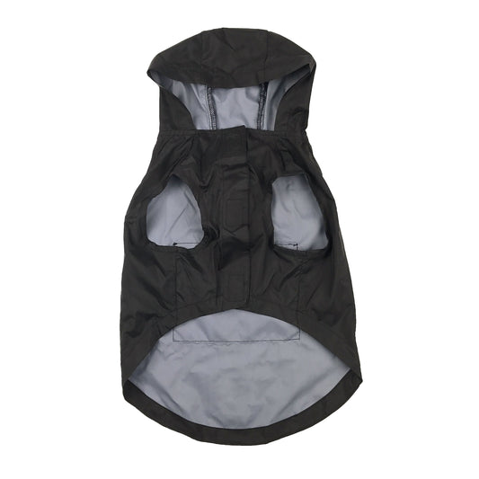 Black Packable Dog Raincoat - My Store