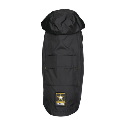 Black Packable Dog Raincoat - My Store