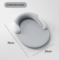 cooling pet bed - washable plush dog and cat cushion - FurFresh Home