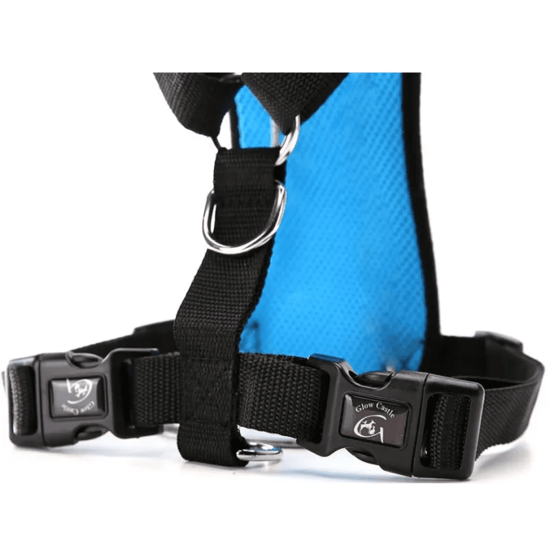 Dog supplies Breathable mesh chest straps Pet car safety chest back - My Store