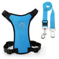 Dog supplies Breathable mesh chest straps Pet car safety chest back - My Store