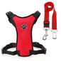 Dog supplies Breathable mesh chest straps Pet car safety chest back - My Store