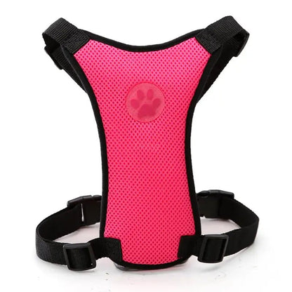 Dog supplies Breathable mesh chest straps Pet car safety chest back - My Store