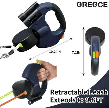 Dual Retractable Dog Leash - My Store