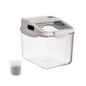 FurFresh 5.5LB Dog Food Storage Container Airtight Pet Treat Bin Translucent Dry Food Grain Storage Barrels Sealed Bucket Moisture-Proof Plastic Cat Puppy Food Bin with Seal Locking Lid Keep Fresh - FurFresh Home