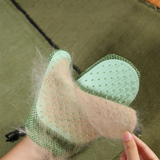 FurFresh Silicone Massage Gloves and Pet Hair Removal Brushes - FurFresh Home