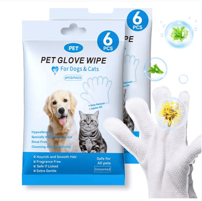 Pet Cleaning Gloves & Wipes - FurFresh Home
