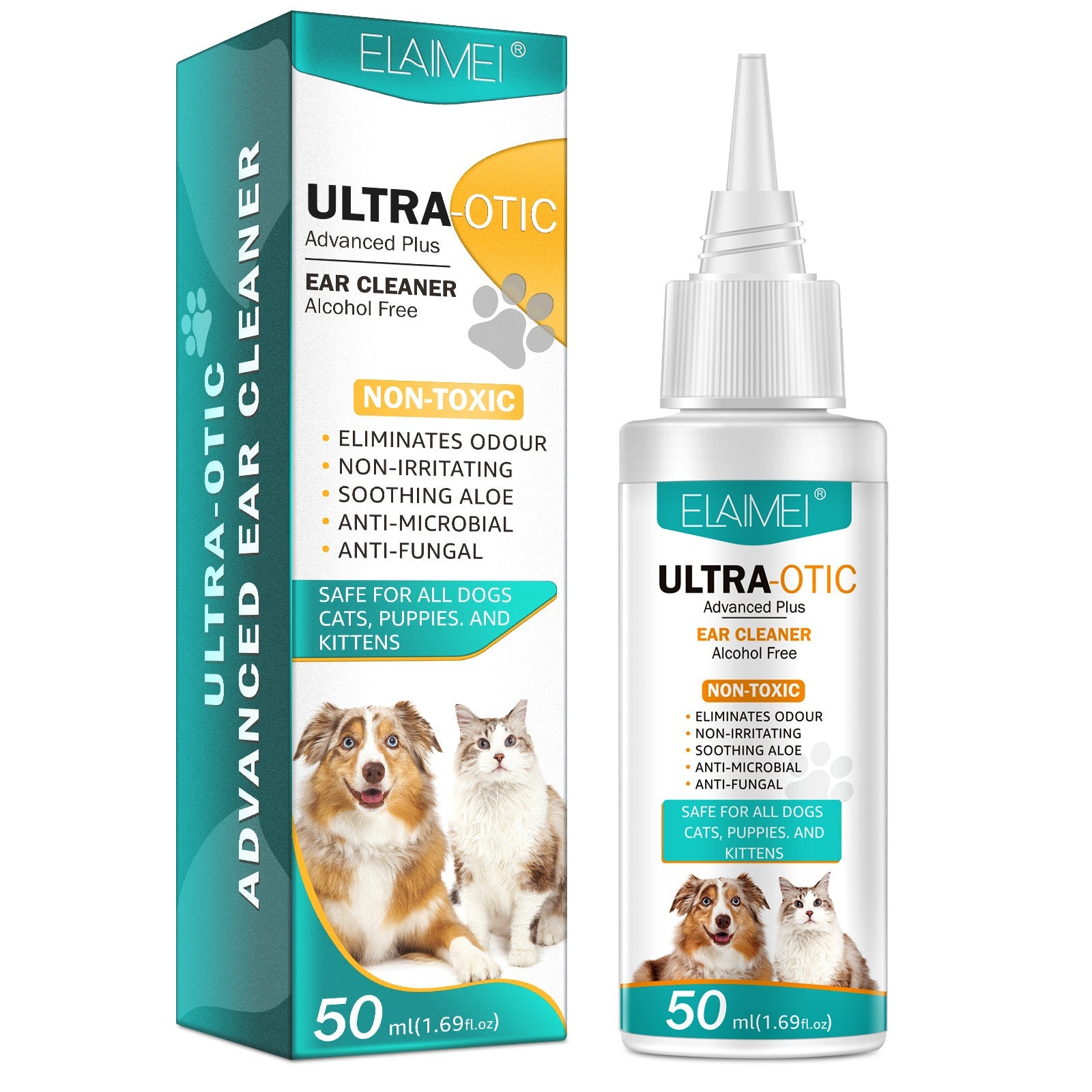 Pet Ear Cleaner 50ml - FurFresh Home