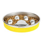 slow feeder stainless steal dog bowl - FurFresh Home