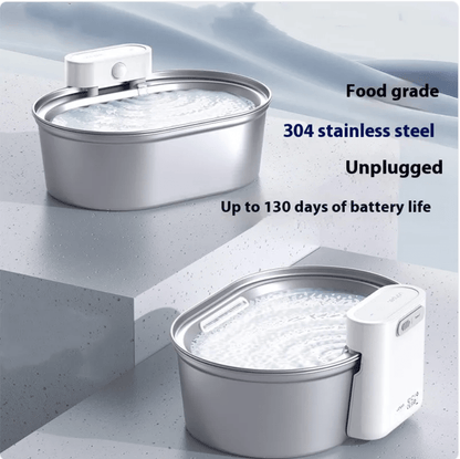 Uha Stainless Steel Automatic Pet Water Dispenser - My Store