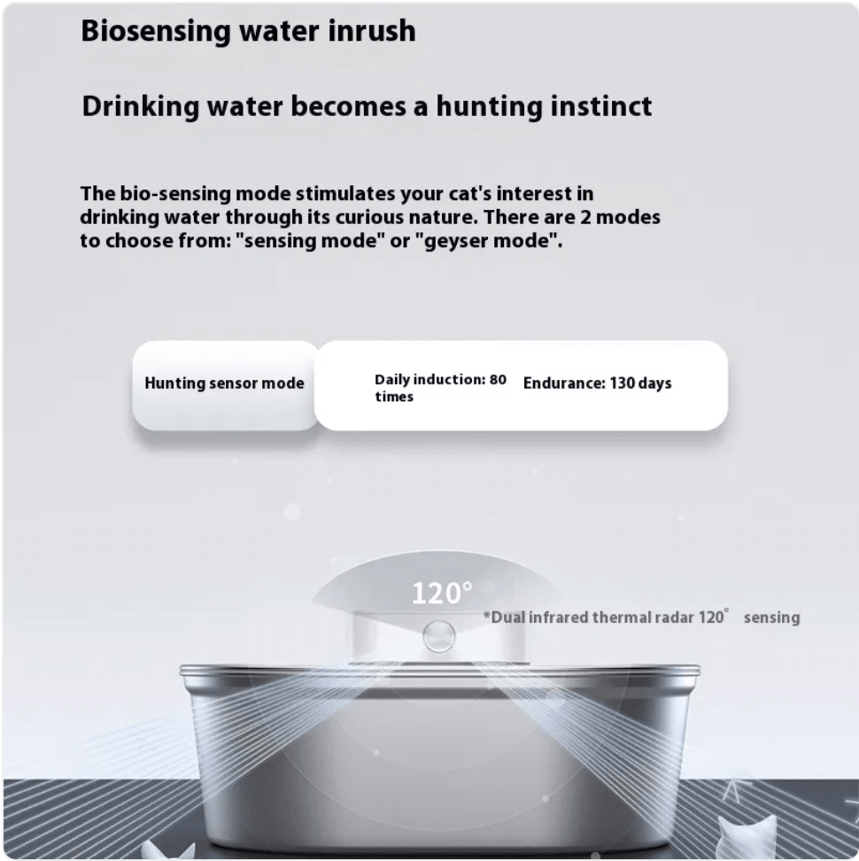 Uha Stainless Steel Automatic Pet Water Dispenser - My Store